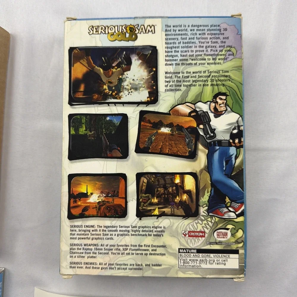 Serious Sam: Gold (PC, 2003) USA VERSION! AUTHENTIC!